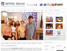 Tablet Screenshot of hotelsegas.com